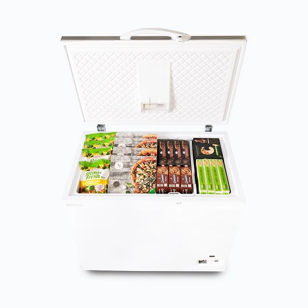 BROMIC S/ST FLAT TOP CHEST FREEZER 296 LITRE