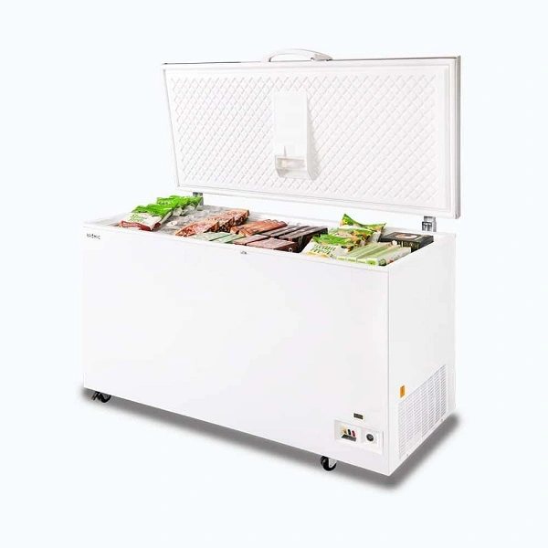 BROMIC S/ST FLAT TOP CHEST FREEZER 492 LITRE