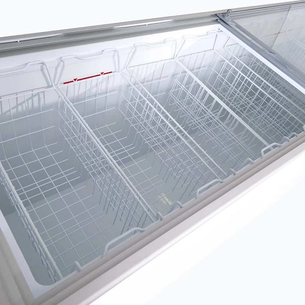 BROMIC FLAT GLASS TOP CHEST FREEZER 675 LITRE