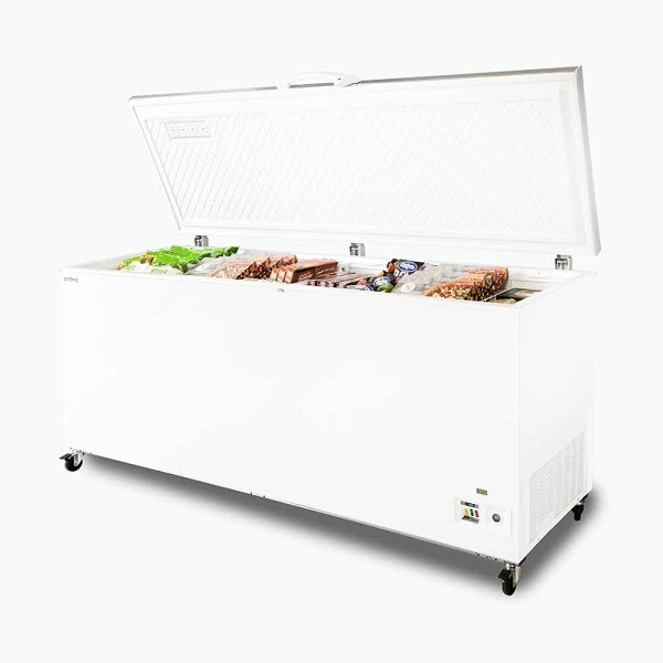 BROMIC S/ST FLAT TOP CHEST FREEZER 675 LITRE