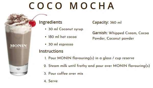 MONIN NON-ALCOHOLIC SYRUP, 700ml, COCONUT