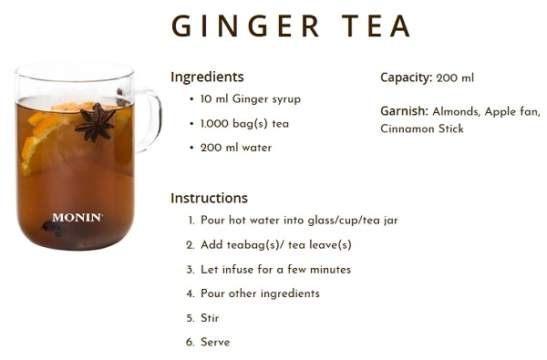 MONIN NON-ALCOHOLIC SYRUP, 700ml, GINGER