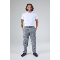 CHEF WORKS SMALL CHECK BAGGY PANTS XL
