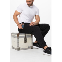 CHEF WORKS BLACK JOGGER 2.0 PANTS 2XL