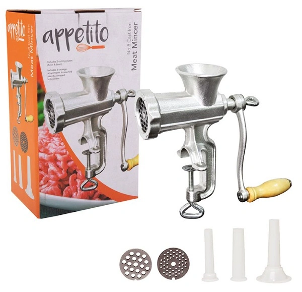 D.LINE APPETITO CAST IRON MEAT MINCER NO. 8