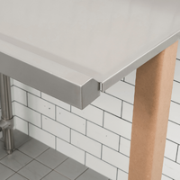MODULAR S/ST OUTLET BENCH, RIGHT- HANDED