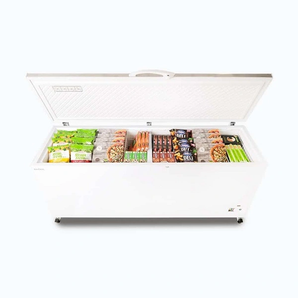 BROMIC S/ST FLAT TOP CHEST FREEZER 675 LITRE