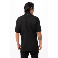 CHEF WORKS MENS SPRINGFIELD BLACK ZIPPER JACKET