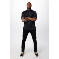 CHEF WORKS MEN'S ARCADIA JACKET COOL VENT BLACK