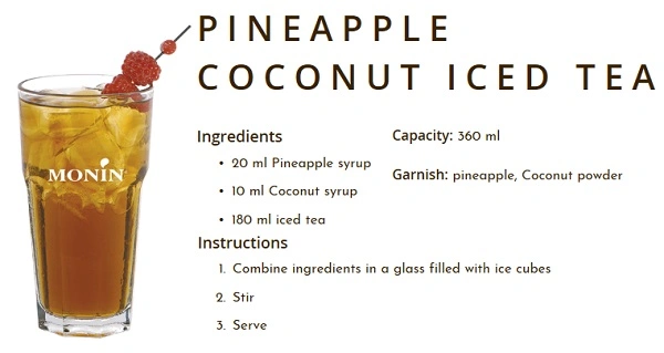 MONIN NON-ALCOHOLIC SYRUP, 700ml, COCONUT