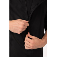 CHEF WORKS MENS HARTFORD BLACK ZIPPER JACKET