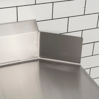 MODULAR S/ST OUTLET BENCH, RIGHT- HANDED