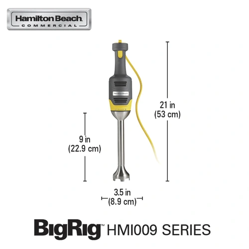 Hamilton Beach IMH0228 Stick Blender | Commercial 9" Hand Blender
