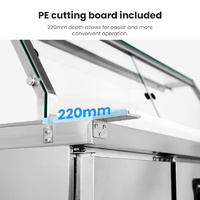 THERMATECH THREE DOOR PREPARATION UNIT WITH CANOPY