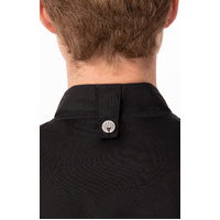 CHEF WORKS MENS HARTFORD BLACK ZIPPER JACKET