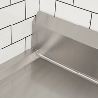 MODULAR S/ST OUTLET BENCH, RIGHT- HANDED