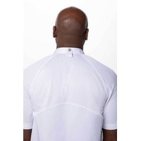 CHEF WORKS MEN'S ARCADIA JACKET COOL VENT WHITE 