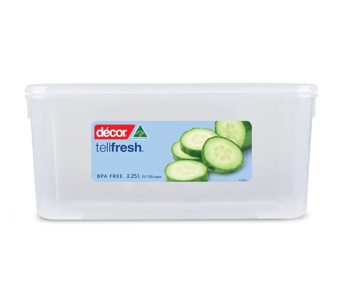 DECOR TELLFRESH LONG OBLONG 3.25 LITRE 