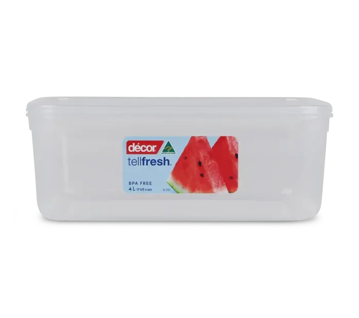 DECOR TELLFRESH OBLONG 4 LITRE