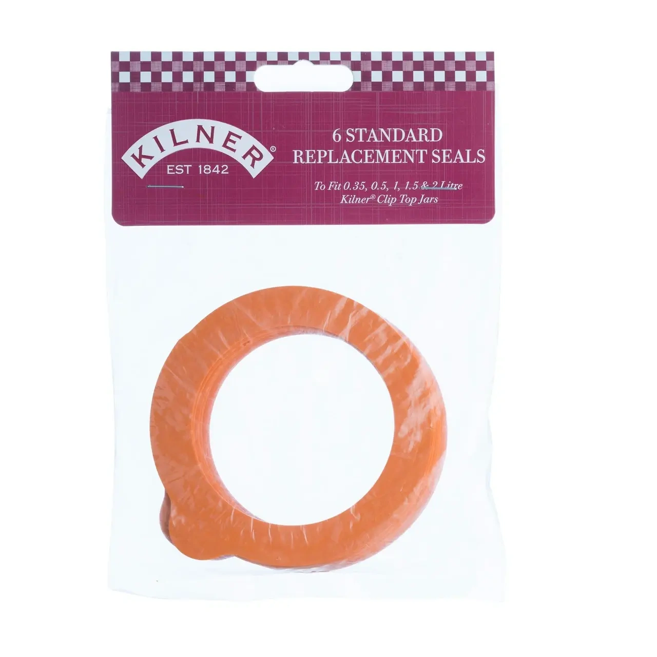 KILNER REPLACEMENT RUBBER SEALS (PACK OF 6)