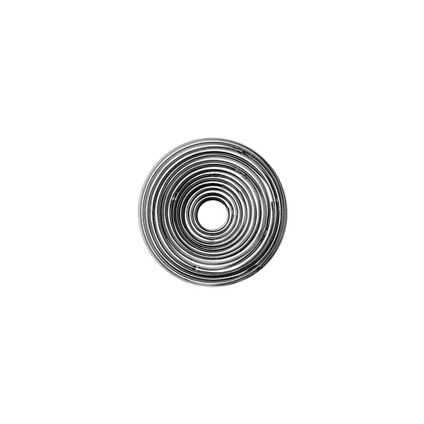 CUTTER SET-18/8 ROUND PLAIN 14pc SET SIZE:25-115mm