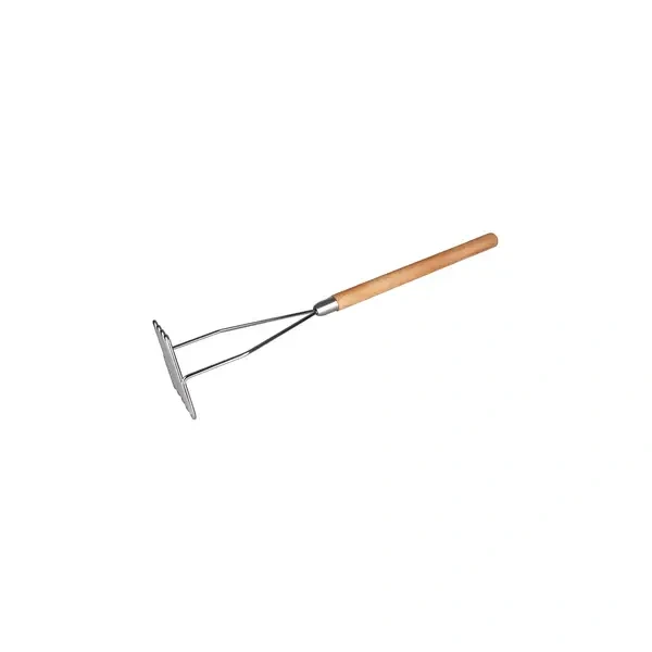 CHEF INOX POTATO MASHER WOOD HANDLE 450mmL
