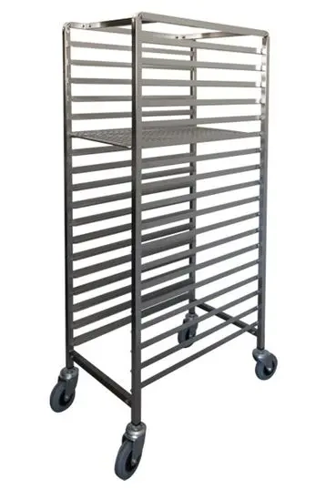 MANTOVA 18 TRAY PASTRY TROLLEY ZINC PLATED