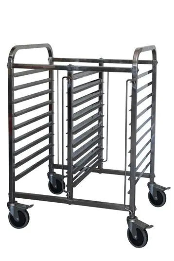 MANTOVA 1/1 GN TROLLEY HALF HEIGHT DOUBLE