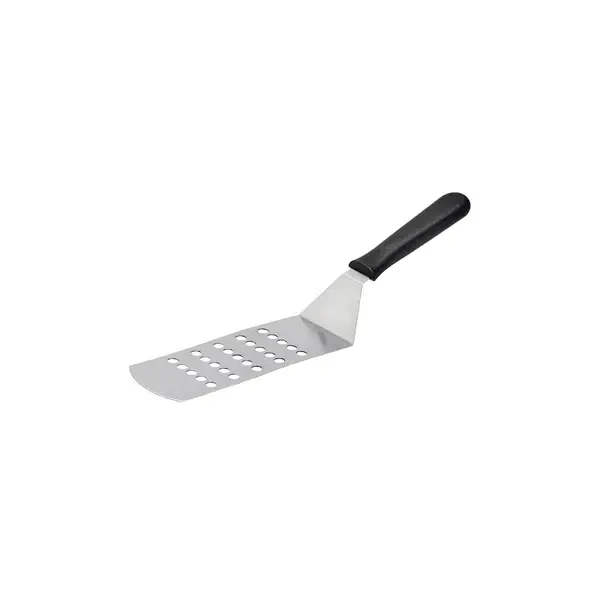 CHEF INOX PERFORATED GRILL TURNER BLACK HANDLE