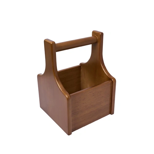 Classik Chef Table Caddy Single Compartment | Rubberwood Table Organiser