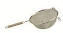 STRAINER-MEDIUM TIN MESH 200mm WOOD HDL