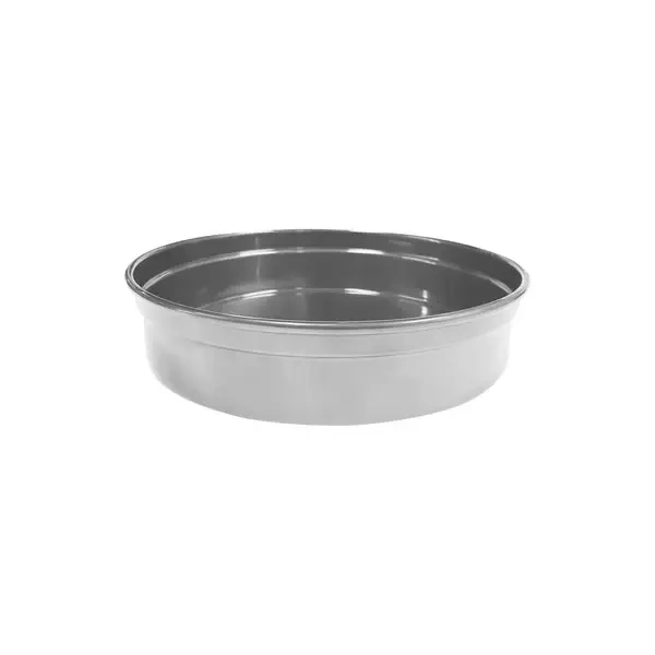 BAR TRAY ALUMINIUM SILVER 330mm DIA x 50mmH