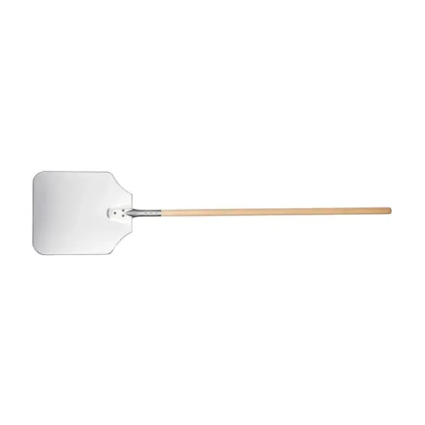 PIZZA PEEL ALUMINIUM WOOD HANDLE 300mmW x 1300mmH
