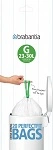 BRABANTIA BIN LINER CODE G - 23/30LTR - 20 PACK WHITE