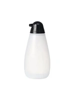 CHEF INOX SQUEEZE BOTTLE WITH OIL POURER BLACK CAP 200ml