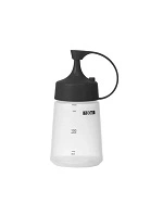 CHEF INOX SOFT SQUEEZE BOTTLE WITH BLACK CAP 180ml