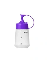 CHEF INOX SOFT SQUEEZE BOTTLE WITH PURPLE CAP 180ml