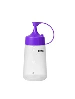 CHEF INOX SOFT SQUEEZE BOTTLE WITH PURPLE CAP 300ml