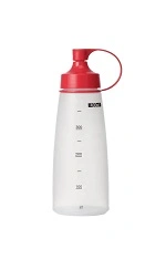 CHEF INOX SOFT SQUEEZE BOTTLE WITH RED CAP 400ml