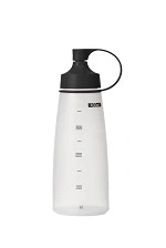 CHEF INOX SOFT SQUEEZE BOTTLE WITH BLACK CAP 400ml