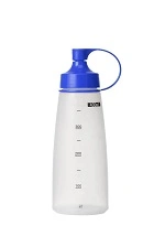 CHEF INOX SOFT SQUEEZE BOTTLE WITH BLUE CAP 400ml