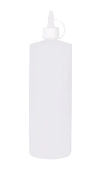 CHEF INOX SQUEEZE BOTTLE CLEAR 1 LTR