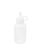 CHEF INOX MINI SAUCE BOTTLE WITH SEAL TIP CLEAR 50ml