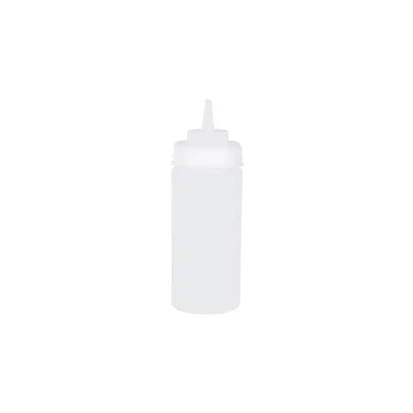 CHEF INOX SQUEEZE BOTTLE WIDE MOUTH CLEAR 480ml