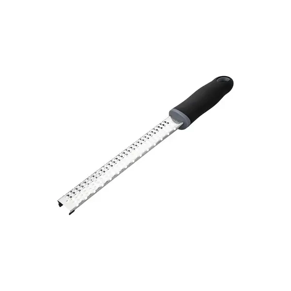 CHEF INOX LONG PLANE FINE GRATER BLACK HANDLE 325mm