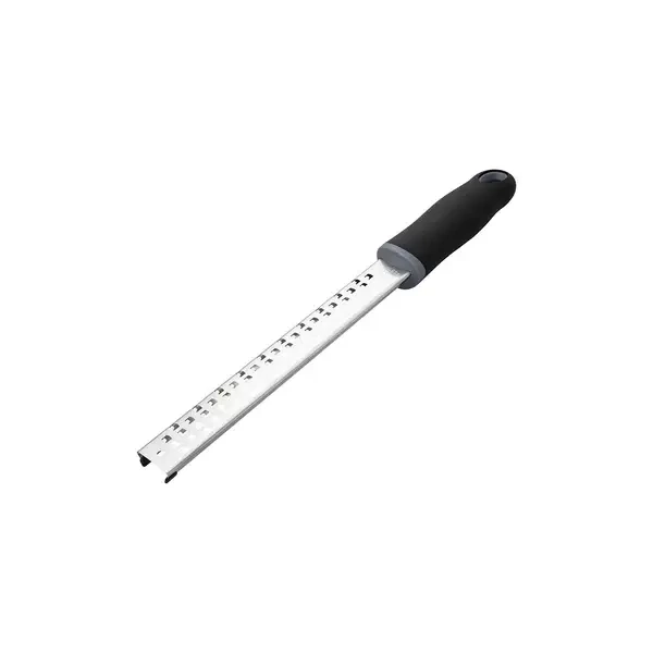CHEF INOX LONG PLANE COARSE GRATER BLACK HDL 325mm