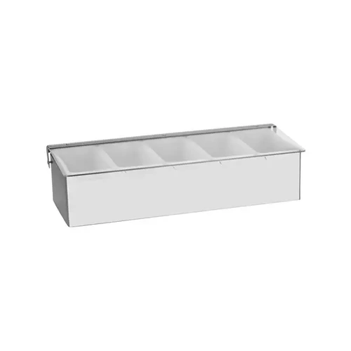CONDIMENT DISPENSER-S/S 5-COMP