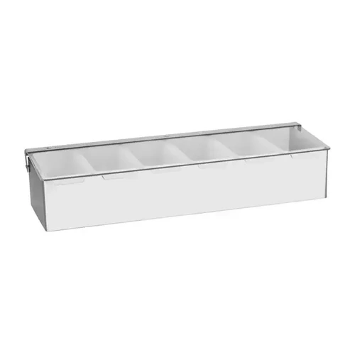 CONDIMENT DISPENSER-S/S 6-COMP