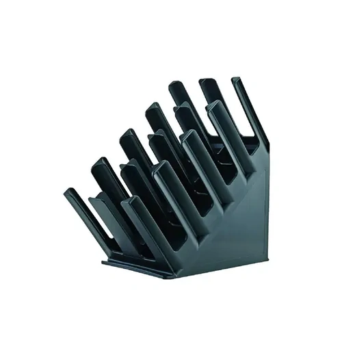 CHEF INOX CUP ORGANISER 8 COMPARTMENT VERTICAL BLACK 
