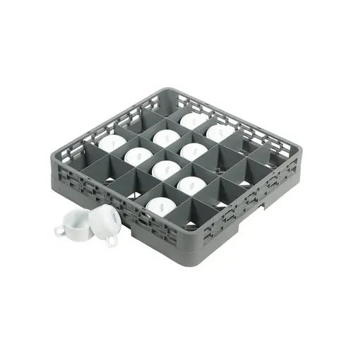 UNICA GLASS RACK 20 COMPARTMENT TILT RIB